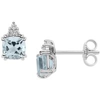 Orecchini Comete Donna in Oro bianco Acquamarina 1.1 Ct ORQ244 - ORQ244